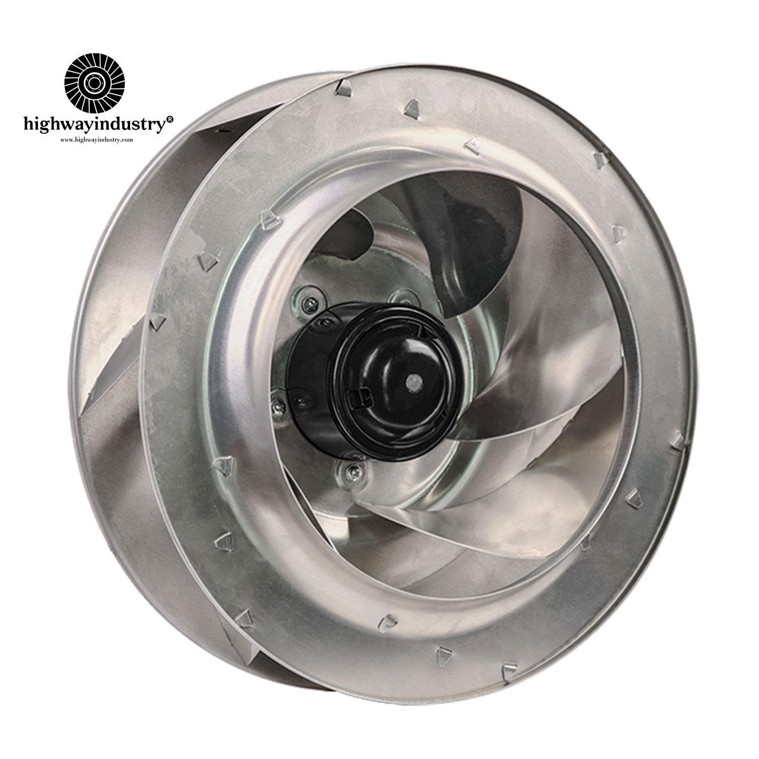 Highway DC/EC133~400mm backward curved centrifugal fan 5