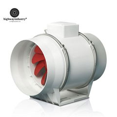 Highway 4/6/8 Inch PP Plastic Air Purify Ventilation Axial Flow Duct Fan