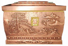 Pure Copper Urn 1607-YZ