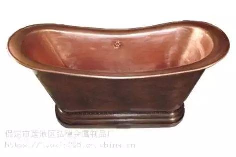 生产厂家直供纯铜浴缸