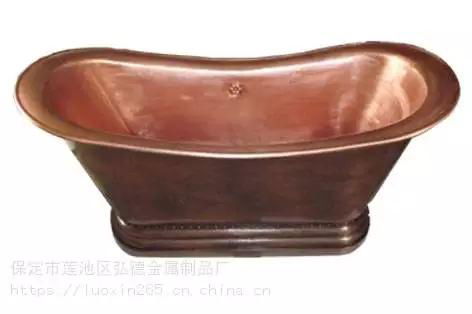 Manufacturer direct supply of pure copper bathtubs