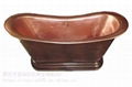 Manufacturer direct supply of pure copper bathtubs 1