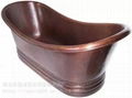 生产厂家直供纯铜浴缸 2