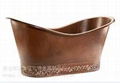 Manufacturer direct supply of pure copper bathtubs 3