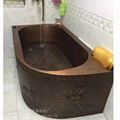 Manufacturer direct supply of pure copper bathtubs 6