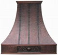 Kitchen pure copper range hood 20