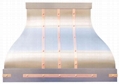 Factory supply kitchen double material range hood cover 18