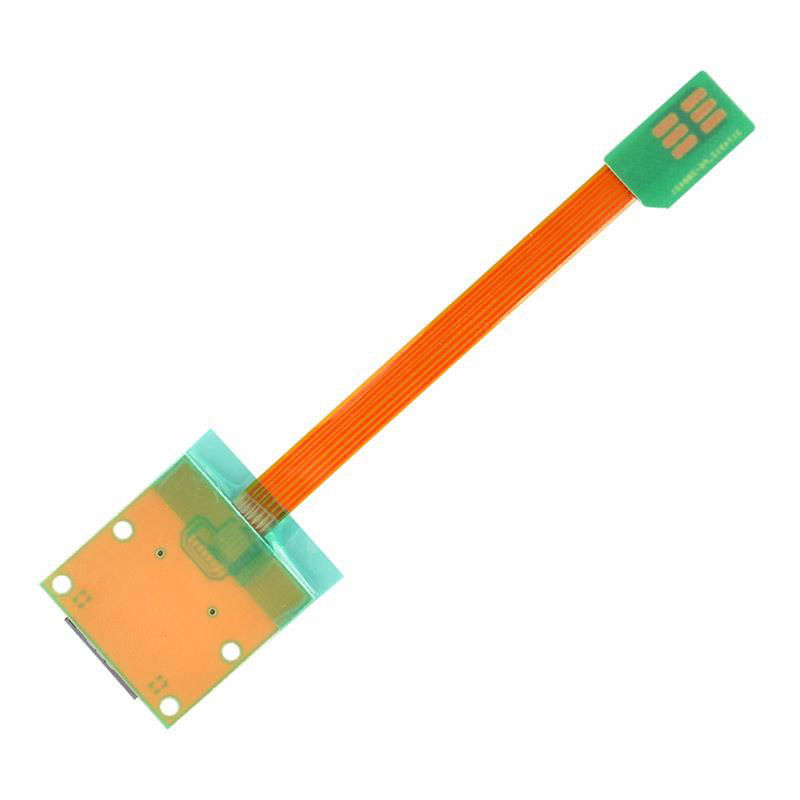 Push-push Sim Card Extender 25 CM FPC Cable With Stiffetender with push slot fpc 3