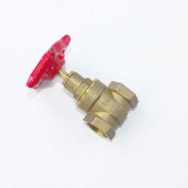 Durable NPT BSP Thread Water Control Spiral Water Sluice Brass Gate Valve 4