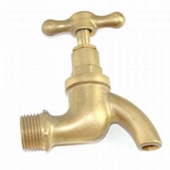 New desgin garden brass taps brass bibcock brass factory faucet bibcock water