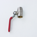 China factory mini ball pressure washing ball valve with red handle float ball 