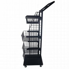 Wire Storage Basket Rack