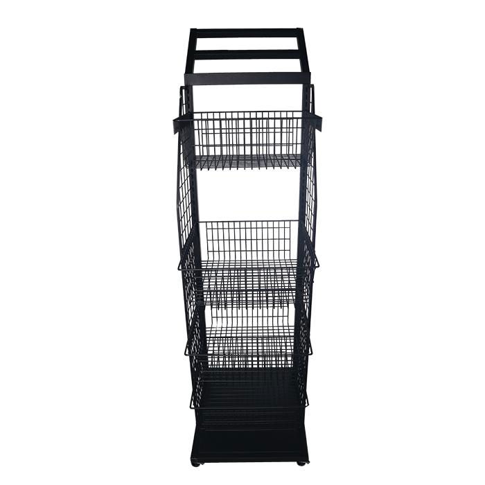 Wire Storage Basket Rack 2