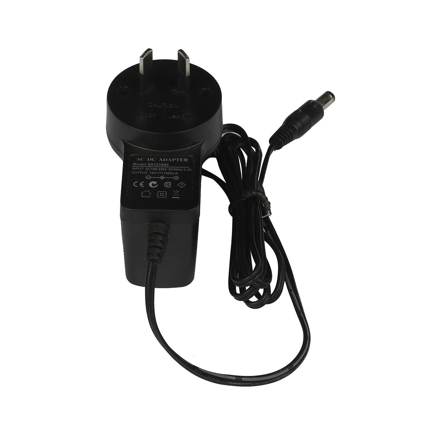 12V 1A 12W wall mount AC/DC Power adapter charger with CE CB SAA TUV ROHS 4