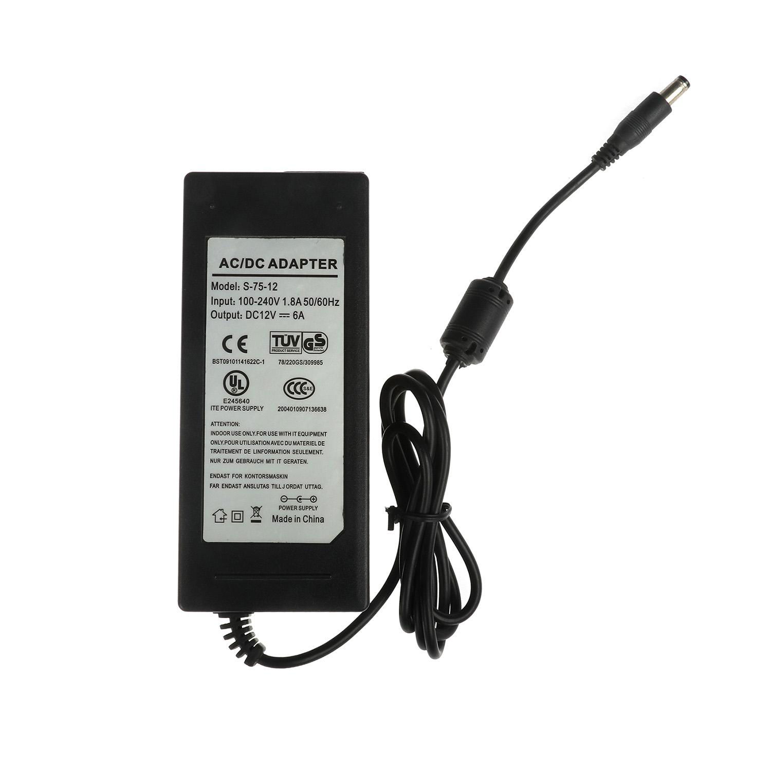 12V 6A/24V3A laptop desktop AC/DC Power adapter with CE CB SAA TUV ROHS