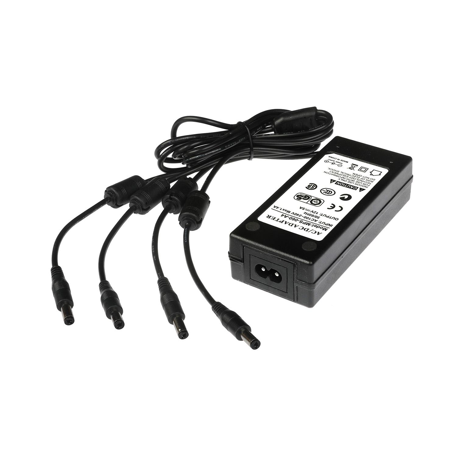 Ce CB SAA TUV ROHS12V5A W 4CH Channels CCTV LED AC DC Switching Power supply 2