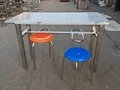 School students canteen table and chair combination 3