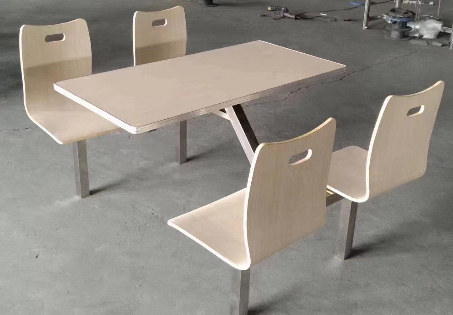 学校学生食堂餐桌椅组合  4