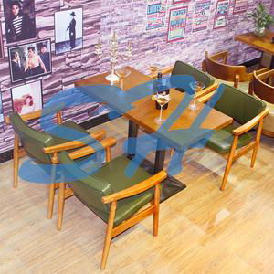 School students factory canteen fast-food tables and chairs