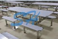 Stainless steel canteen table school