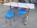 Canteen fast food tables and chairs wholesale unit canteen tables and chairs 4