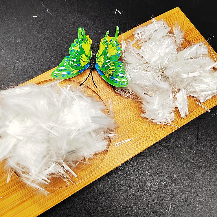 刹车片用短切玻璃纤维 高强度抗拉伸好分散多规格玻纤短切丝 4