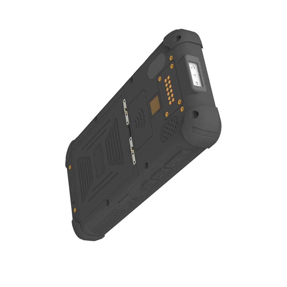 豪盾5.5寸安卓二維碼RFID超高頻 PDA手持終端 1D二維數據採集器 4