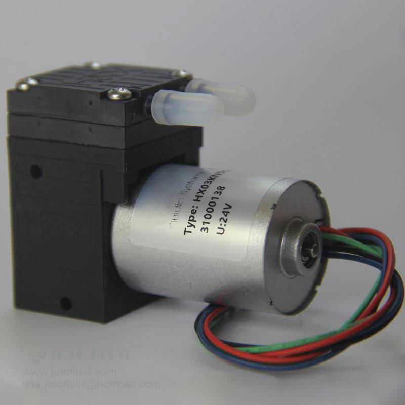 0.5-3.2L/m 200mbar 12V/24V Micro Vacuum Pump Brushless EPDM/PTFE Membranes 4