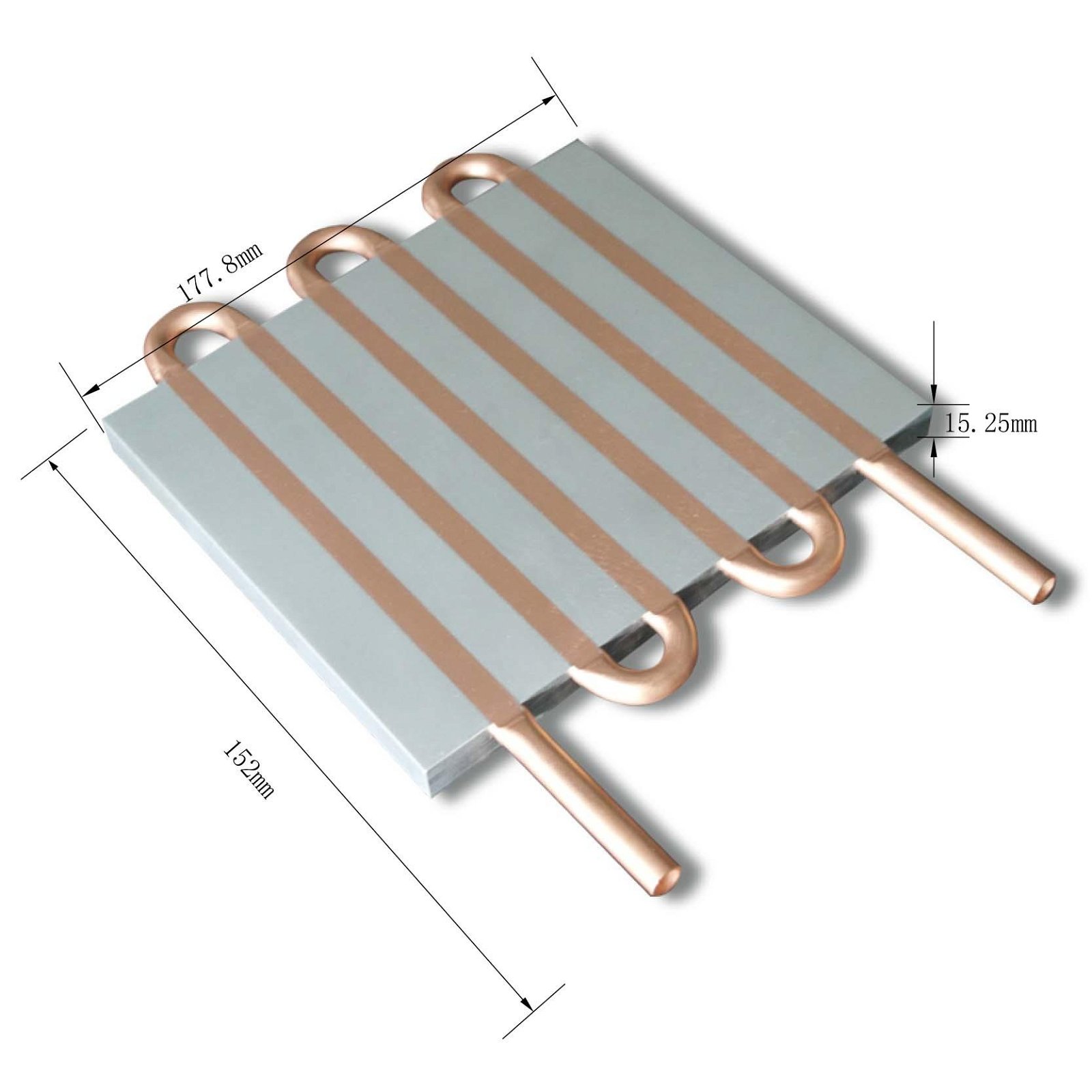 东吉散热水冷板 现货标准品 专业厂家 铜铝结合液冷板 新能源汽车 4