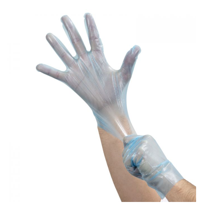 Disposable kitchen plastic gloves hybird TPE gloves 3