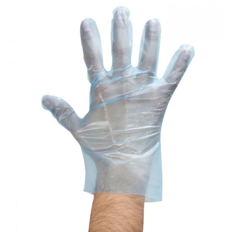 Disposable kitchen plastic gloves hybird TPE gloves 4