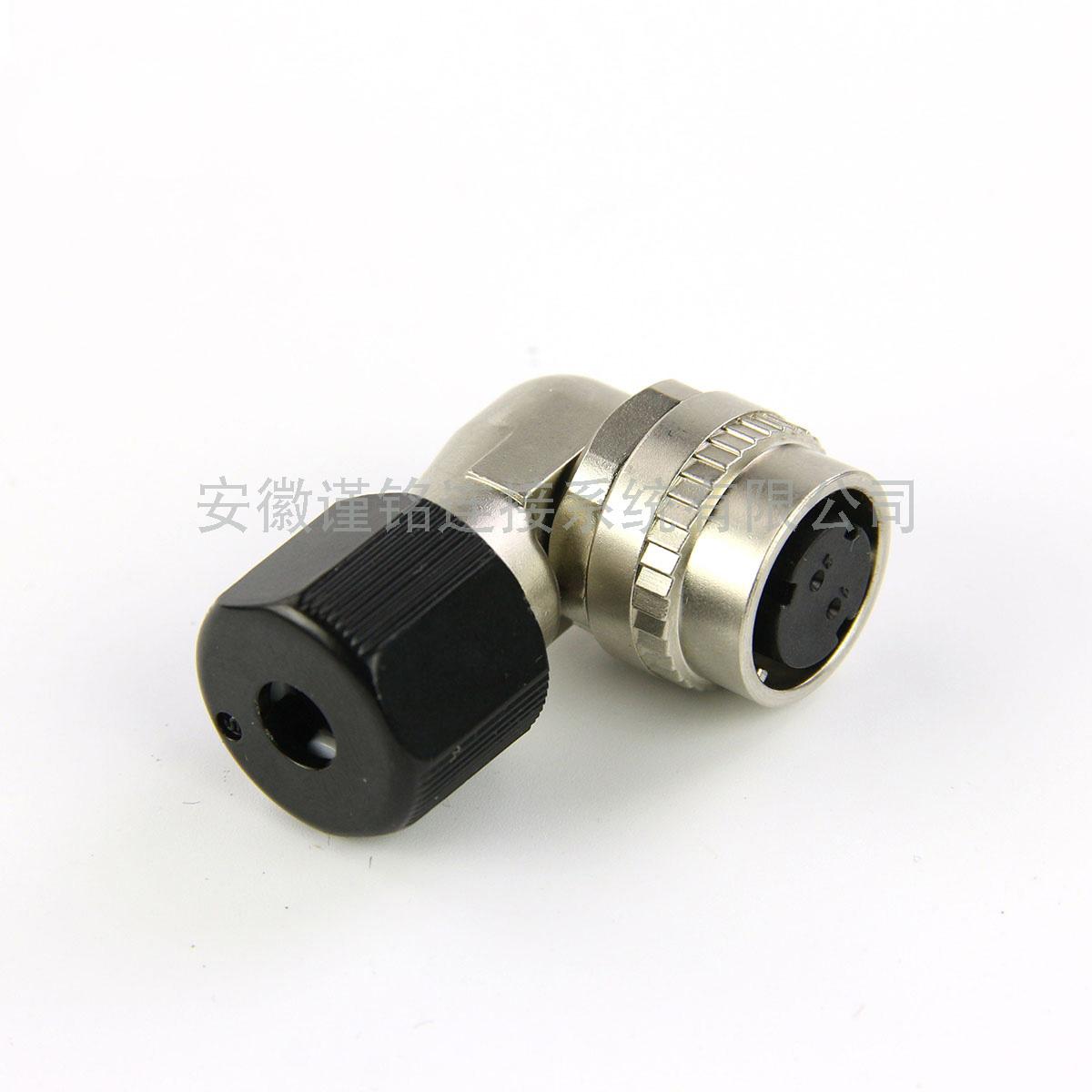 編碼器連接器CM10-AP2-S圓彎頭黑色塑料尾部 2