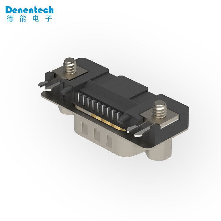 Denentech 德能DB頭9pin超薄短體貼片SMT連接器 H10.5D-SUB公母插座接口 2