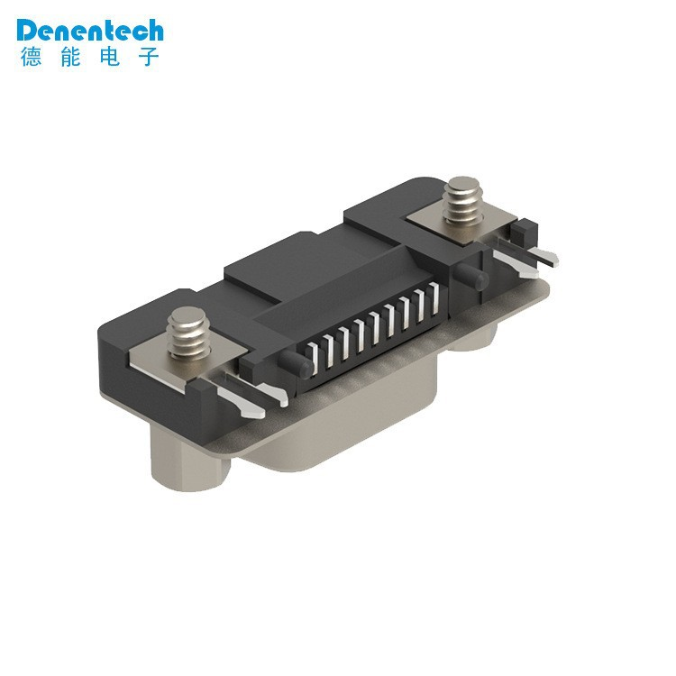Denentech 德能DB頭9pin超薄短體貼片SMT連接器 H10.5D-SUB公母插座接口 3