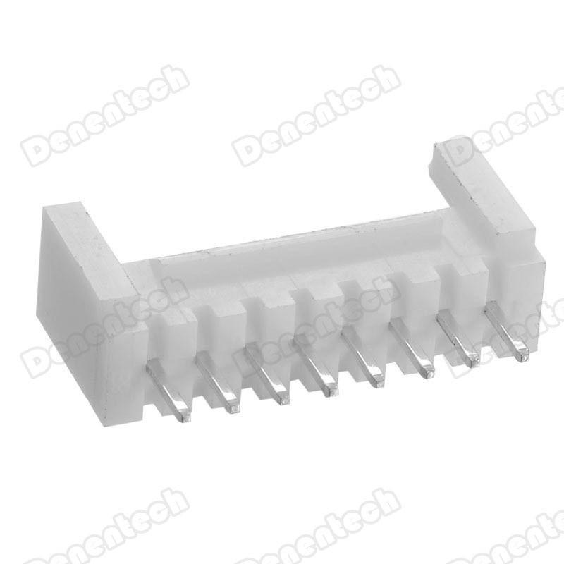 denentech 2.0mmWAFER連接器180度帶扣直插針座 3