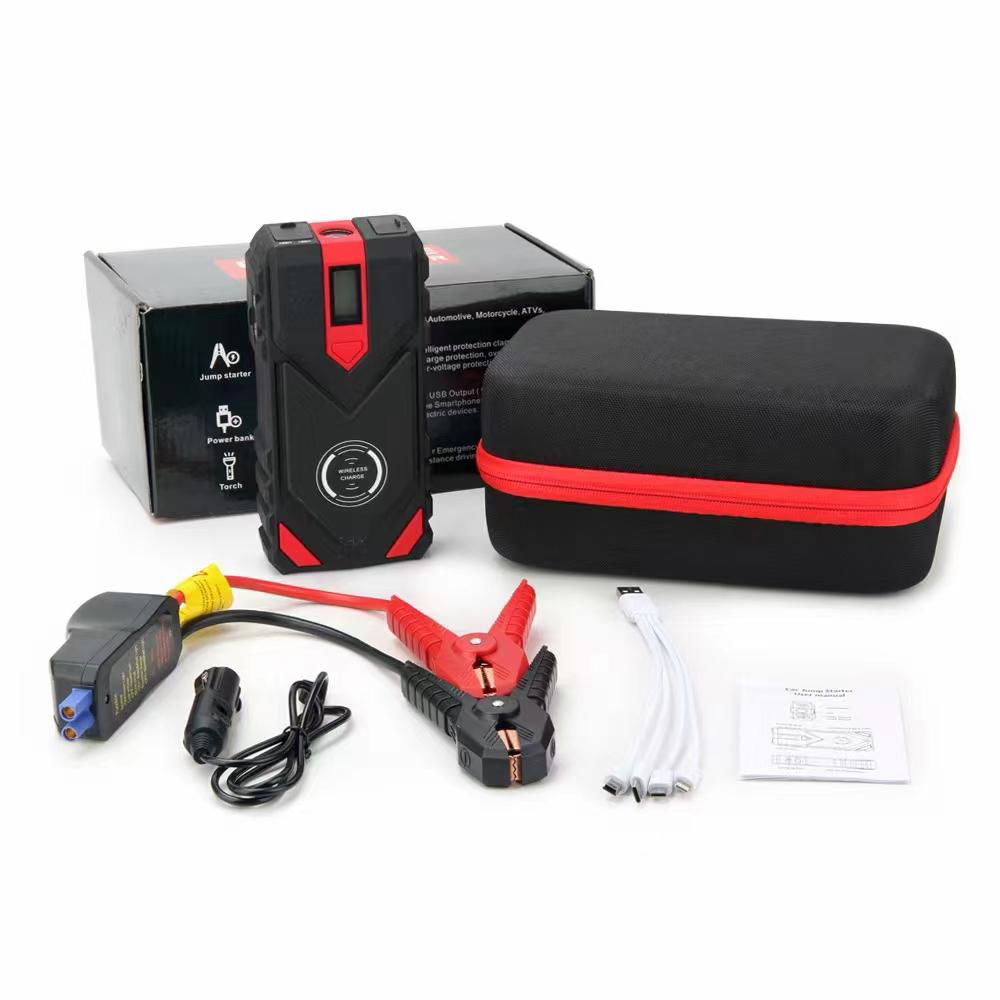 A40 Car Jump Starter 44.4WH with Wireless Charger 5