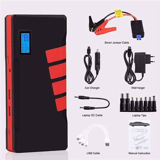 A26 Multi-Function Car Jump Starter with LCD Display