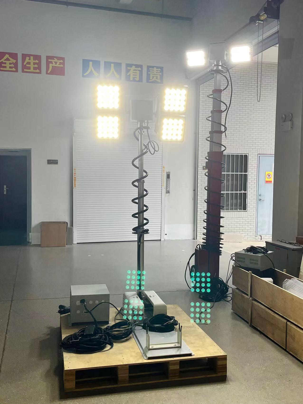 车载倒伏升降照明设备 泛光灯 LED光源照明 2
