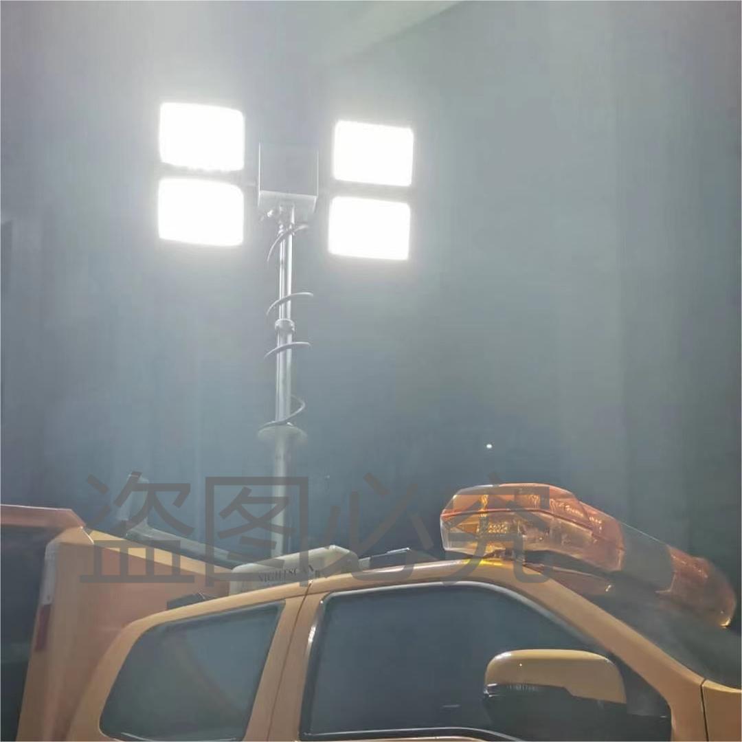 车载倒伏升降照明设备 泛光灯 LED光源照明 4