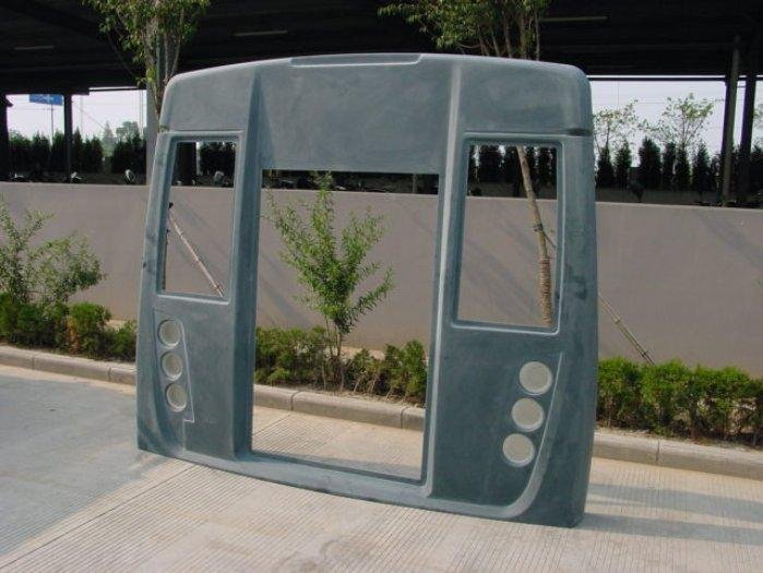 fiberglass shell of bus