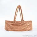 Fruits Rattan Handwoven Storage Basket with Handle