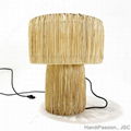 Rafia Palm Lampshade for Table Floor,