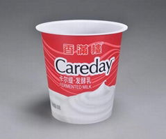 120g IML Plastic yogurt cup packaging