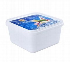 1L IML Plastic Ice Cream Container