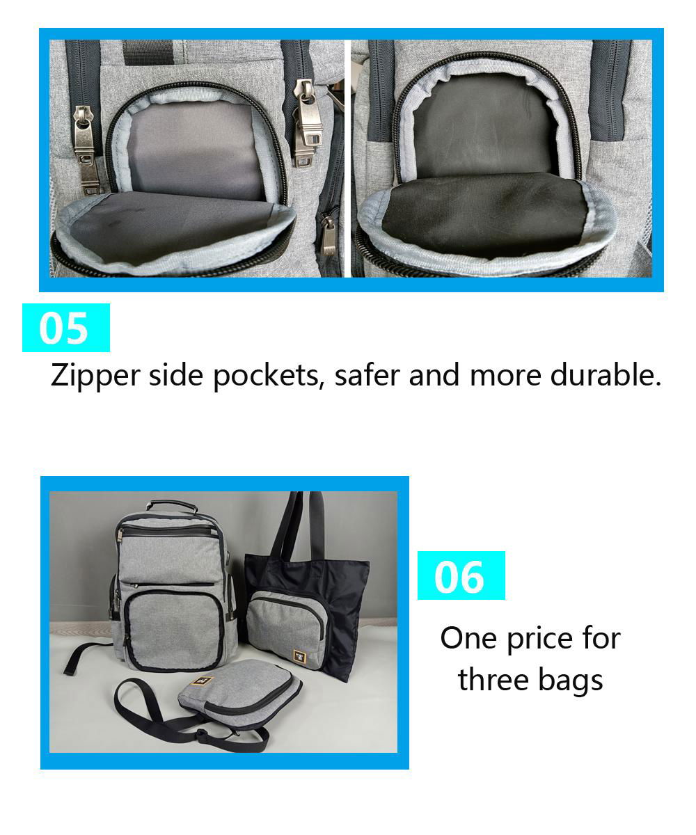 3 in 1 travel shopping bag 5