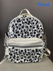 Student soccer graphic backpack