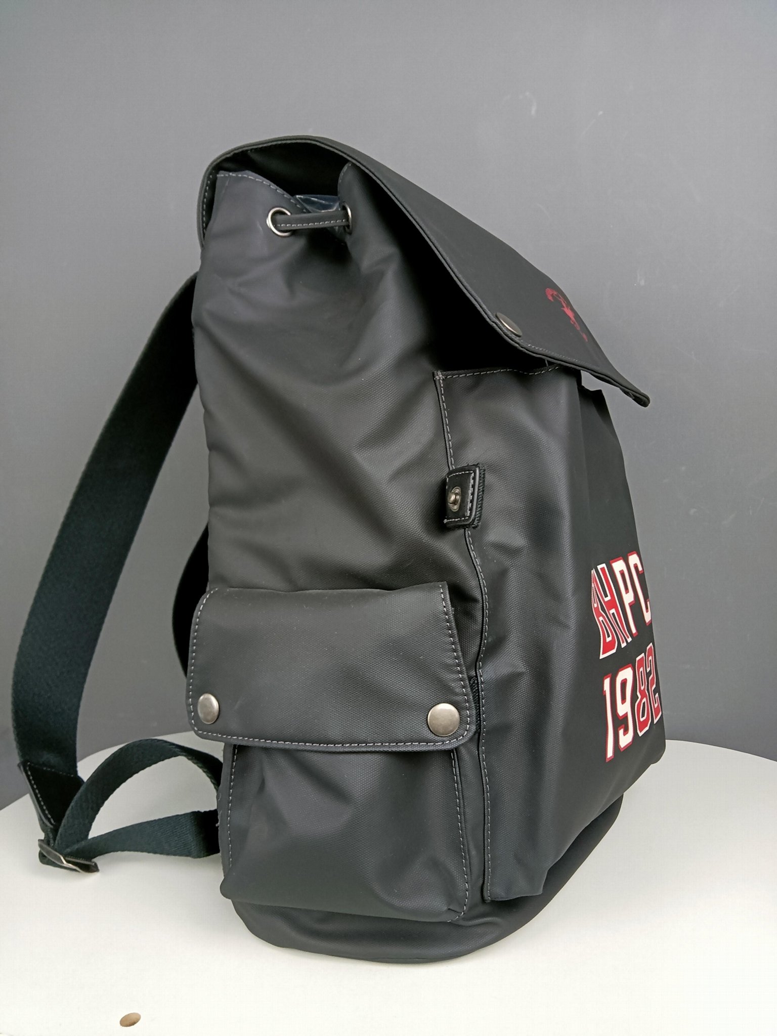 pu waterproof fabric backpack 2