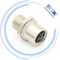 M8 Sensor Connectors A Code 2 3 4 5 6 8Pin M8 Female  Receptacle Straight female 4