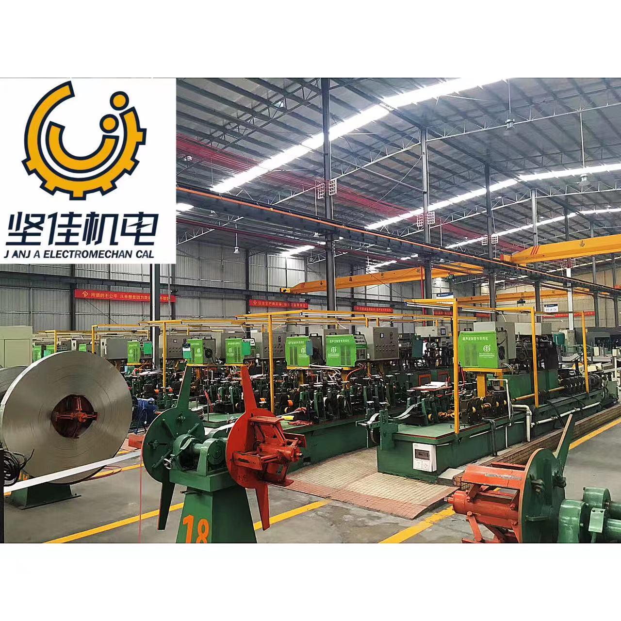 堅佳 不鏽鋼交通設施用管焊管機械設備生產線 3
