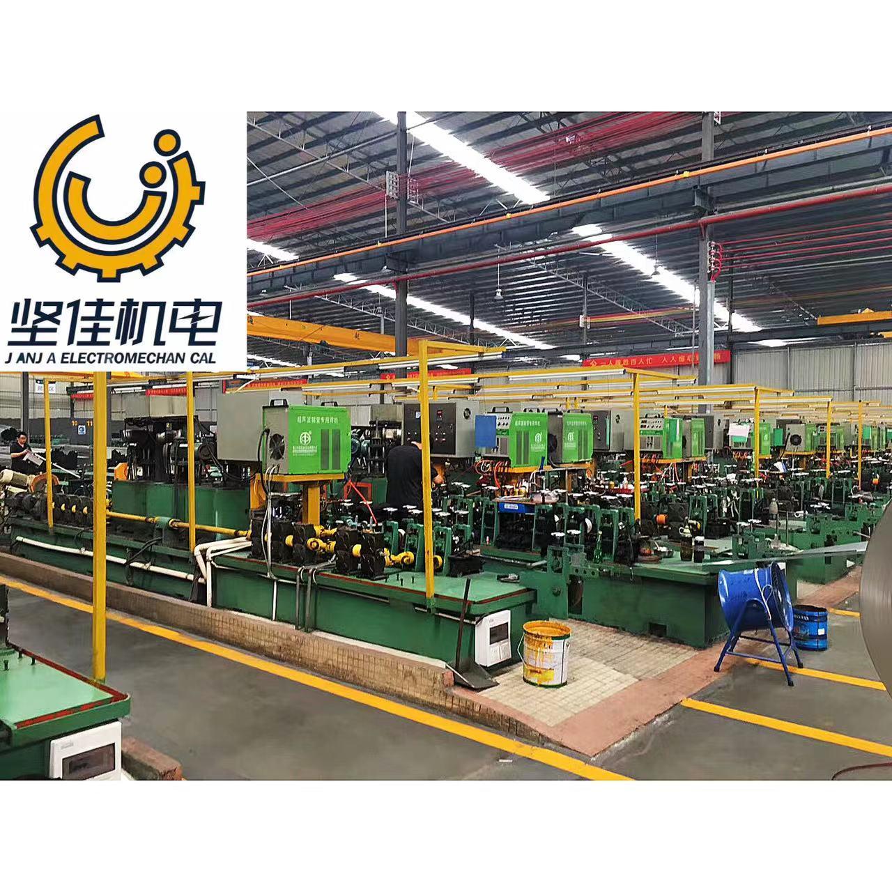 堅佳 不鏽鋼交通設施用管焊管機械設備生產線 4